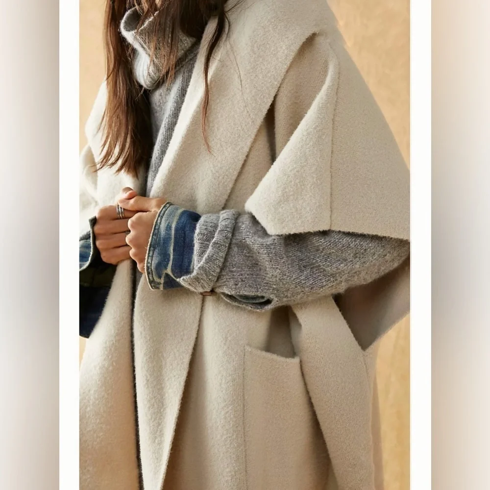 Free People SUPER SOFT oversized hooded kimono - Picture 4 of 10